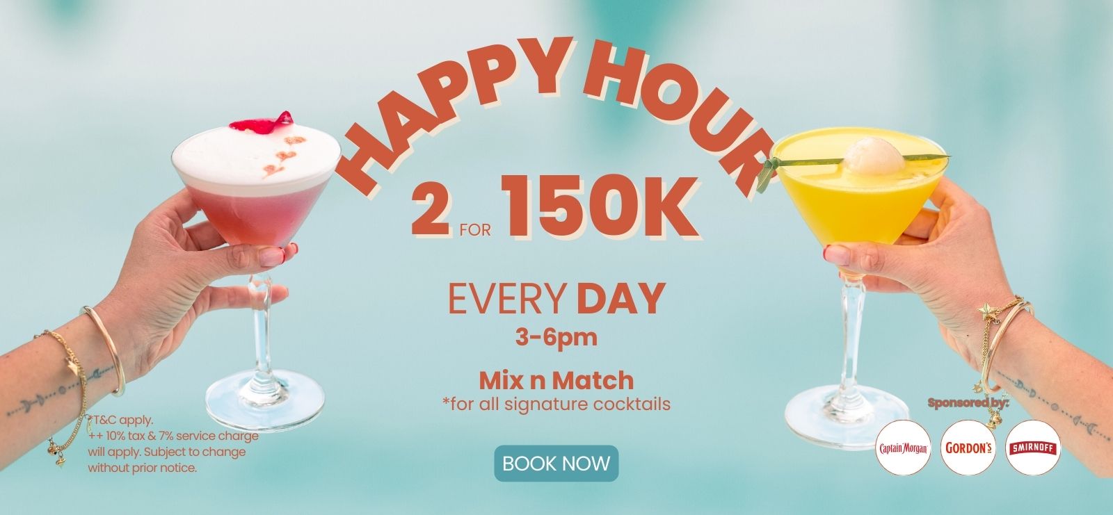 Happy Hour 2 for 150K