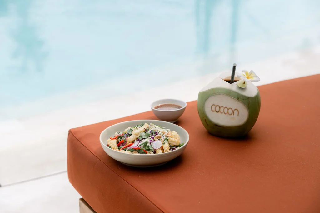 cocon name menu 1 Cocoon Beach Club Seminyak
